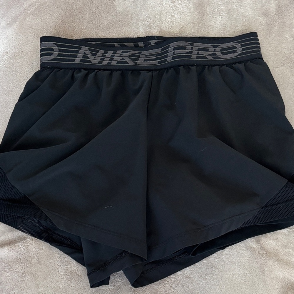 Nike Women's Pro Black Athletic Shorts
